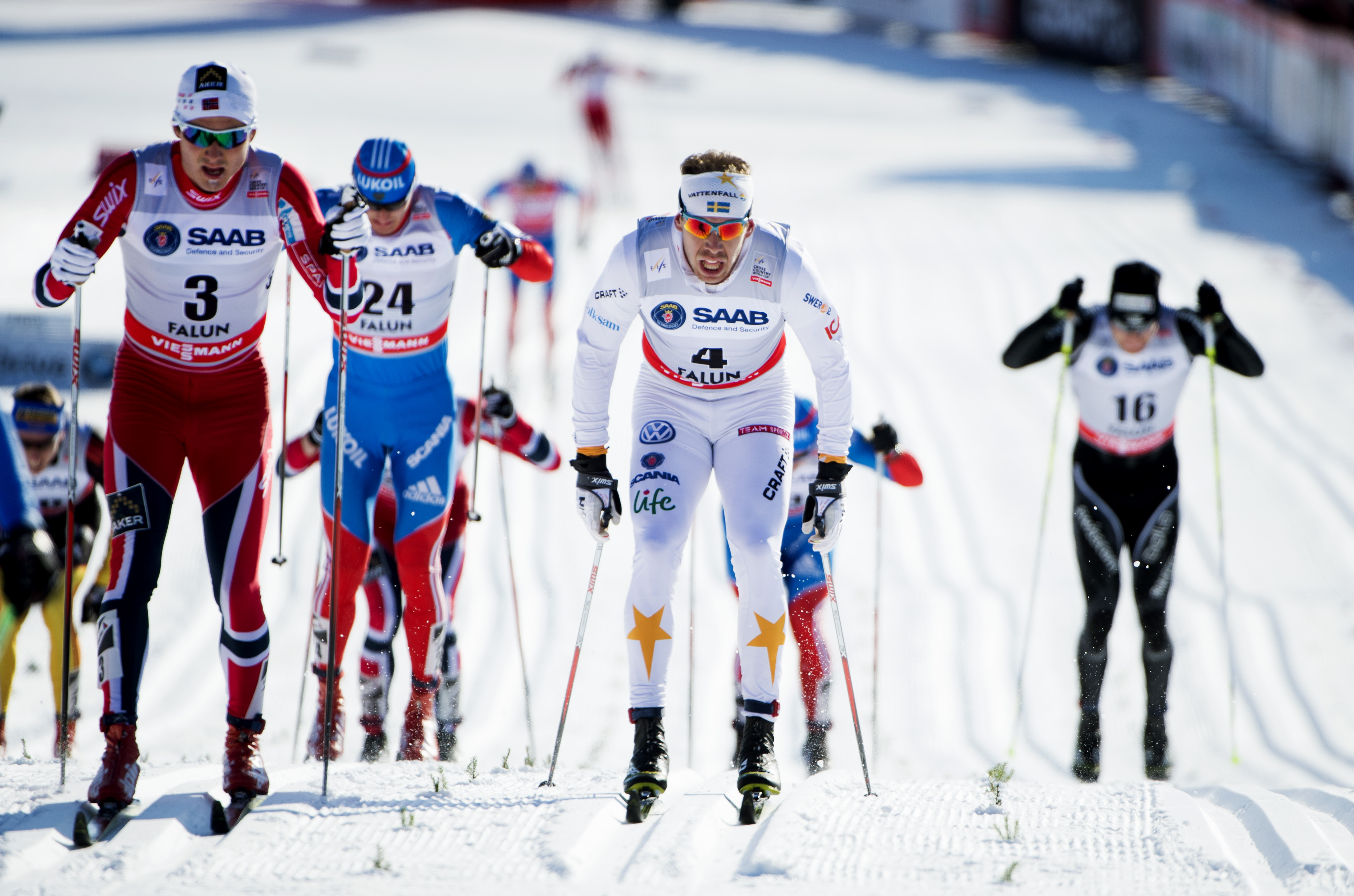 Petter Northug, Längd, Marcus Hellner, Falun